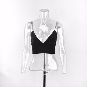 velvet black bralette